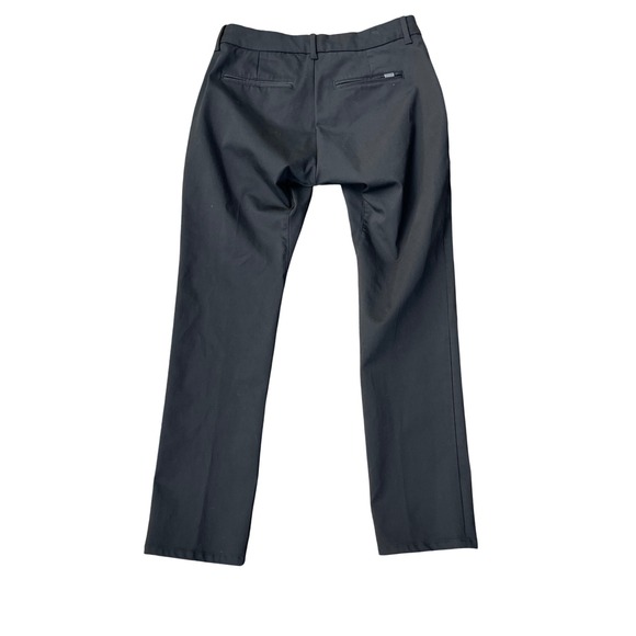 DU ER Mens Relaxed Fit Stretch Trouser in Black Slim Fit Casual - Picture 6 of 10